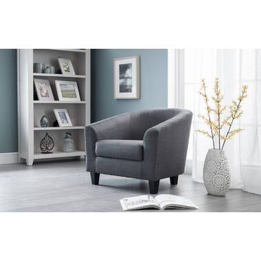 Dunelm grey store tub chair